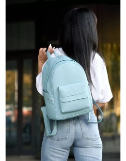Жіночий рюкзак DALI з екошкіри (блакитний)