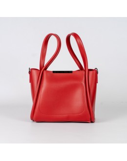 Жіноча сумка з косметичкою червона