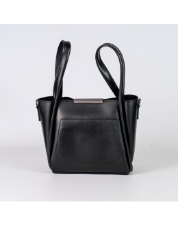 Жіноча сумка з косметичкою чорна