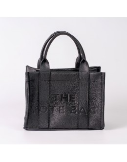 Жіноча сумка-тоут чорна менша